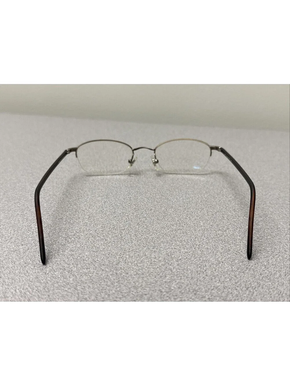 Calvin Klein Eyeglasses ITALY 353-557 Half Rim Tortoise Brown Metal 49[]20-140